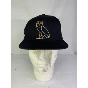 Drake OVO Hat Golden Owl Black Drake October's Very Own Baseball Adjustable Cap